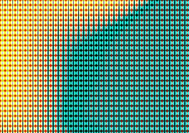 Pop sanat tarzında deseni olan soyut parlak arkaplan, hediye kartları için renkli arkaplan, web sitesi, kartpostallar, iç tasarım, çıkartmalar, ambalaj kağıdı, reklamcılık