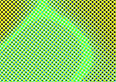 Pop sanat tarzında deseni olan soyut parlak arkaplan, hediye kartları için renkli arkaplan, web sitesi, kartpostallar, iç tasarım, çıkartmalar, ambalaj kağıdı, reklamcılık