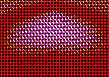 Pop sanat tarzında deseni olan soyut parlak arkaplan, hediye kartları için renkli arkaplan, web sitesi, kartpostallar, iç tasarım, çıkartmalar, ambalaj kağıdı, reklamcılık