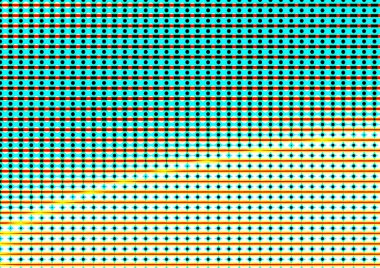 Pop sanat tarzında deseni olan soyut parlak arkaplan, hediye kartları için renkli arkaplan, web sitesi, kartpostallar, iç tasarım, çıkartmalar, ambalaj kağıdı, reklamcılık