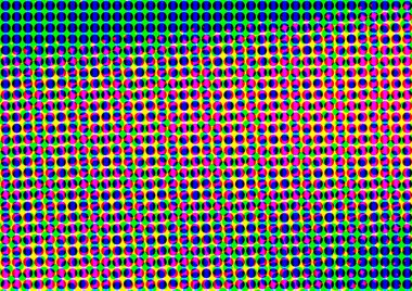 Pop sanat tarzında deseni olan soyut parlak arkaplan, hediye kartları için renkli arkaplan, web sitesi, kartpostallar, iç tasarım, çıkartmalar, ambalaj kağıdı, reklamcılık