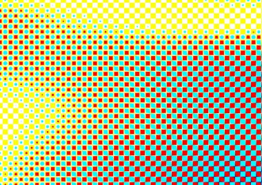 Pop sanat tarzında deseni olan soyut parlak arkaplan, hediye kartları için renkli arkaplan, web sitesi, kartpostallar, iç tasarım, çıkartmalar, ambalaj kağıdı, reklamcılık