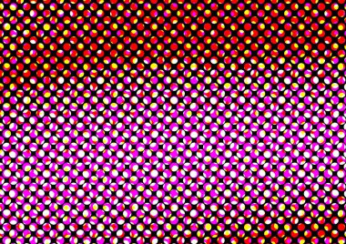 Pop sanat tarzında deseni olan soyut parlak arkaplan, hediye kartları için renkli arkaplan, web sitesi, kartpostallar, iç tasarım, çıkartmalar, ambalaj kağıdı, reklamcılık