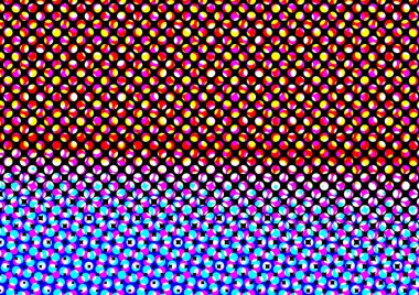 Pop sanat tarzında deseni olan soyut parlak arkaplan, hediye kartları için renkli arkaplan, web sitesi, kartpostallar, iç tasarım, çıkartmalar, ambalaj kağıdı, reklamcılık