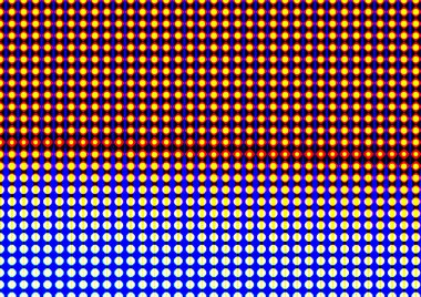 Pop sanat tarzında deseni olan soyut parlak arkaplan, hediye kartları için renkli arkaplan, web sitesi, kartpostallar, iç tasarım, çıkartmalar, ambalaj kağıdı, reklamcılık