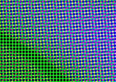 Pop sanat tarzında deseni olan soyut parlak arkaplan, hediye kartları için renkli arkaplan, web sitesi, kartpostallar, iç tasarım, çıkartmalar, ambalaj kağıdı, reklamcılık