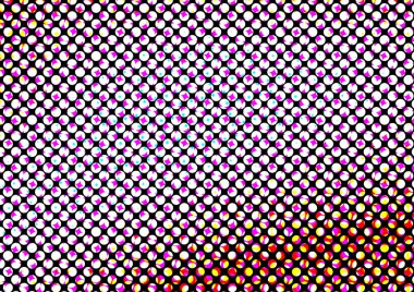 Pop sanat tarzında deseni olan soyut parlak arkaplan, hediye kartları için renkli arkaplan, web sitesi, kartpostallar, iç tasarım, çıkartmalar, ambalaj kağıdı, reklamcılık