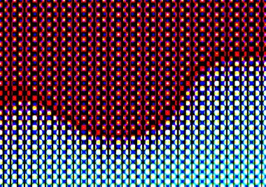 Pop sanat tarzında deseni olan soyut parlak arkaplan, hediye kartları için renkli arkaplan, web sitesi, kartpostallar, iç tasarım, çıkartmalar, ambalaj kağıdı, reklamcılık