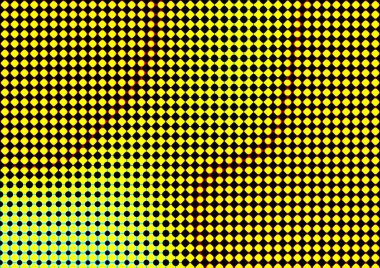 Pop sanat tarzında deseni olan soyut parlak arkaplan, hediye kartları için renkli arkaplan, web sitesi, kartpostallar, iç tasarım, çıkartmalar, ambalaj kağıdı, reklamcılık