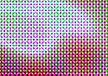 Pop sanat tarzında deseni olan soyut parlak arkaplan, hediye kartları için renkli arkaplan, web sitesi, kartpostallar, iç tasarım, çıkartmalar, ambalaj kağıdı, reklamcılık