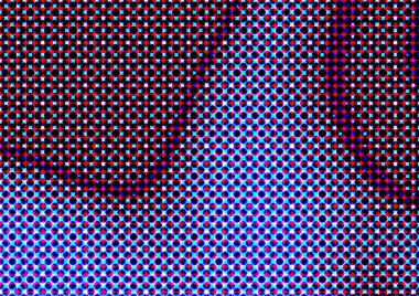 Pop sanat tarzında deseni olan soyut parlak arkaplan, hediye kartları için renkli arkaplan, web sitesi, kartpostallar, iç tasarım, çıkartmalar, ambalaj kağıdı, reklamcılık