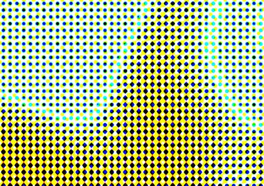 Pop sanat tarzında deseni olan soyut parlak arkaplan, hediye kartları için renkli arkaplan, web sitesi, kartpostallar, iç tasarım, çıkartmalar, ambalaj kağıdı, reklamcılık