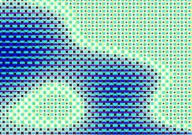 Pop sanat tarzında deseni olan soyut parlak arkaplan, hediye kartları için renkli arkaplan, web sitesi, kartpostallar, iç tasarım, çıkartmalar, ambalaj kağıdı, reklamcılık