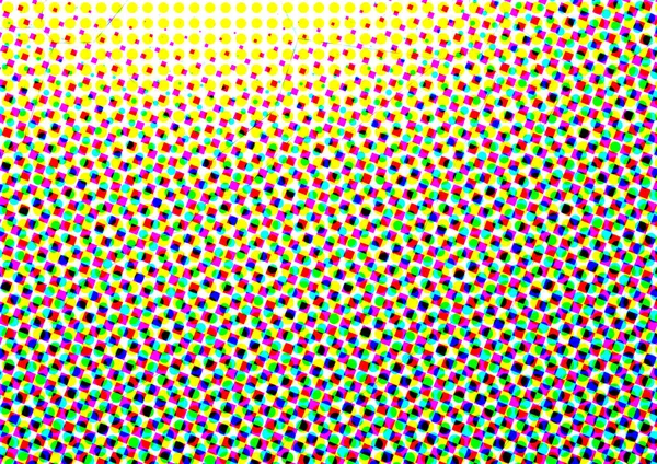 Pop sanat tarzında deseni olan soyut parlak arkaplan, hediye kartları için renkli arkaplan, web sitesi, kartpostallar, iç tasarım, çıkartmalar, ambalaj kağıdı, reklamcılık