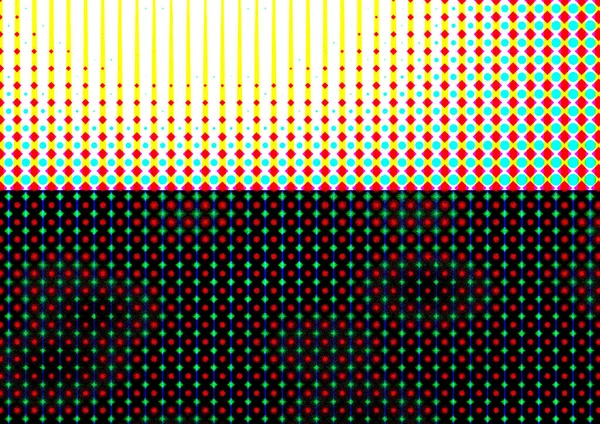 Pop sanat tarzında deseni olan soyut parlak arkaplan, hediye kartları için renkli arkaplan, web sitesi, kartpostallar, iç tasarım, çıkartmalar, ambalaj kağıdı, reklamcılık