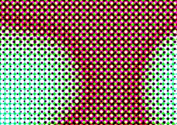 Pop sanat tarzında deseni olan soyut parlak arkaplan, hediye kartları için renkli arkaplan, web sitesi, kartpostallar, iç tasarım, çıkartmalar, ambalaj kağıdı, reklamcılık