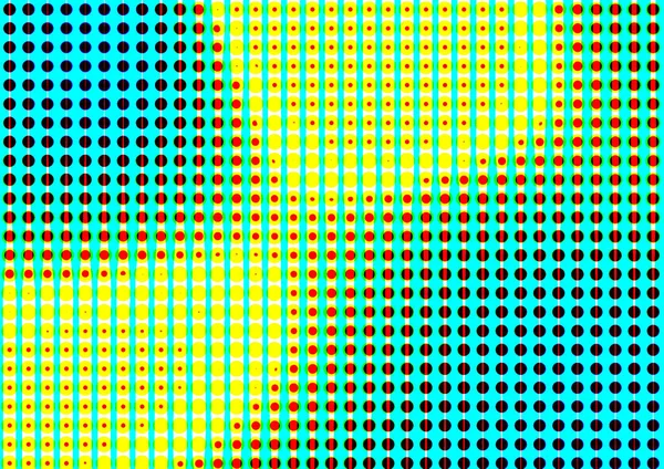 Pop sanat tarzında deseni olan soyut parlak arkaplan, hediye kartları için renkli arkaplan, web sitesi, kartpostallar, iç tasarım, çıkartmalar, ambalaj kağıdı, reklamcılık