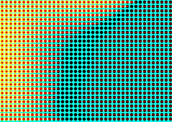 Pop sanat tarzında deseni olan soyut parlak arkaplan, hediye kartları için renkli arkaplan, web sitesi, kartpostallar, iç tasarım, çıkartmalar, ambalaj kağıdı, reklamcılık