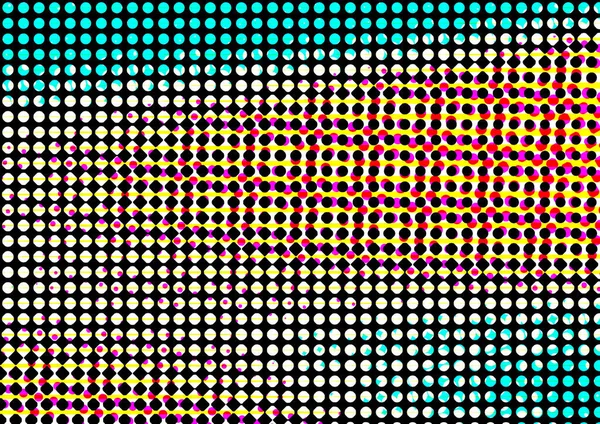 Pop sanat tarzında deseni olan soyut parlak arkaplan, hediye kartları için renkli arkaplan, web sitesi, kartpostallar, iç tasarım, çıkartmalar, ambalaj kağıdı, reklamcılık