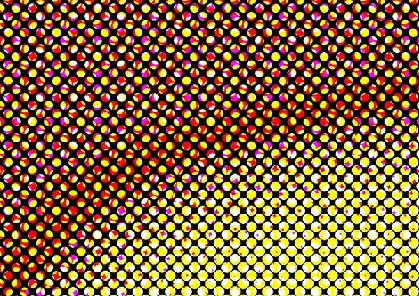 Pop sanat tarzında deseni olan soyut parlak arkaplan, hediye kartları için renkli arkaplan, web sitesi, kartpostallar, iç tasarım, çıkartmalar, ambalaj kağıdı, reklamcılık