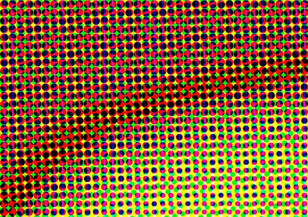 Pop sanat tarzında deseni olan soyut parlak arkaplan, hediye kartları için renkli arkaplan, web sitesi, kartpostallar, iç tasarım, çıkartmalar, ambalaj kağıdı, reklamcılık