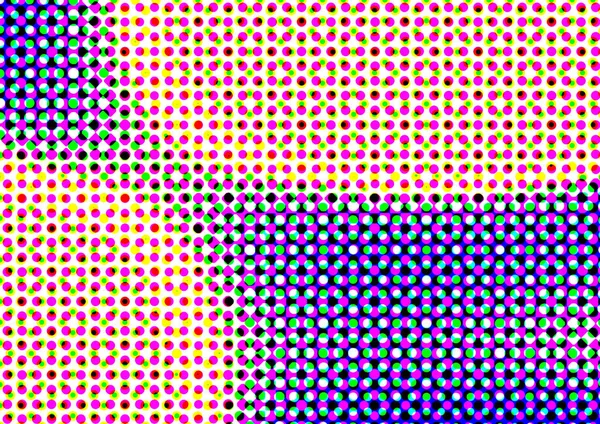 Pop sanat tarzında deseni olan soyut parlak arkaplan, hediye kartları için renkli arkaplan, web sitesi, kartpostallar, iç tasarım, çıkartmalar, ambalaj kağıdı, reklamcılık