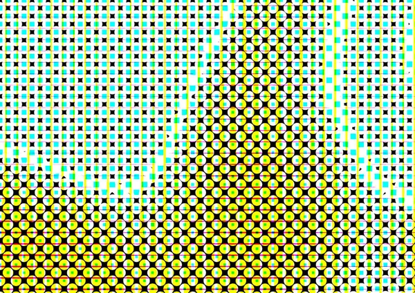 Pop sanat tarzında deseni olan soyut parlak arkaplan, hediye kartları için renkli arkaplan, web sitesi, kartpostallar, iç tasarım, çıkartmalar, ambalaj kağıdı, reklamcılık