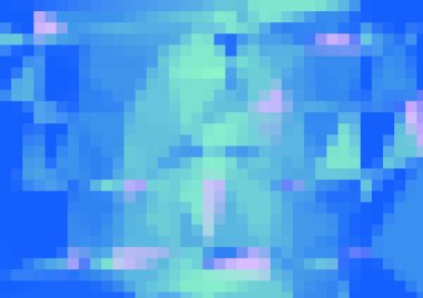 Mavi renkli soyut dekoratif arkaplan