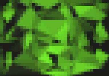 Yeşil renkli soyut dekoratif arkaplan