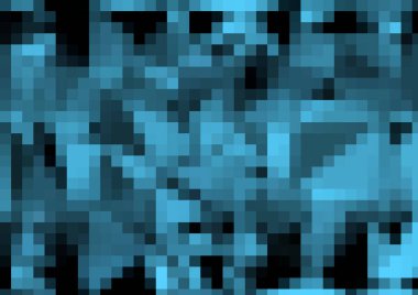 Mavi renkli soyut dekoratif arkaplan