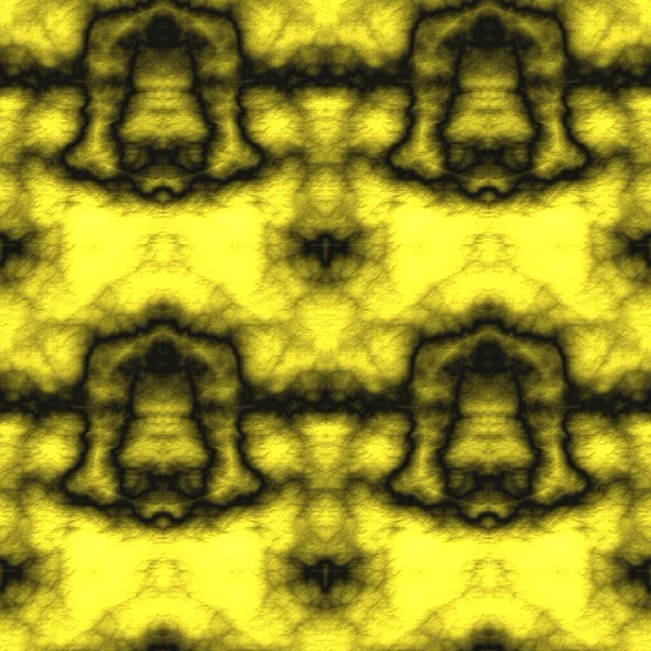 Ψηφιακή Απεικόνιση Γεωμετρική Αφηρημένη Αδιάλειπτη Μοτίβο Ανάγλυφο Αποτέλεσμα Κίτρινο Και — Φωτογραφία Αρχείου