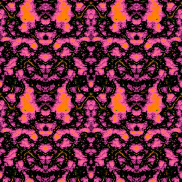Digitale Illustration Geometrisch Abstraktes Nahtloses Muster Mit Reliefeffekt Rosa Schwarz — Stockfoto