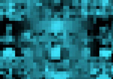 Mavi renkli soyut dekoratif arkaplan