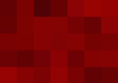 Büyük kırmızı renk kare pikselleri olan soyut dekoratif arkaplan