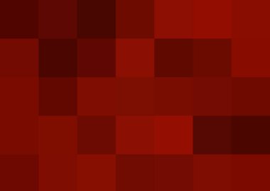 Büyük kırmızı renk kare pikselleri olan soyut dekoratif arkaplan