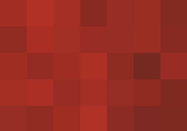 Büyük kırmızı renk kare pikselleri olan soyut dekoratif arkaplan