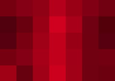 Büyük kırmızı renk kare pikselleri olan soyut dekoratif arkaplan