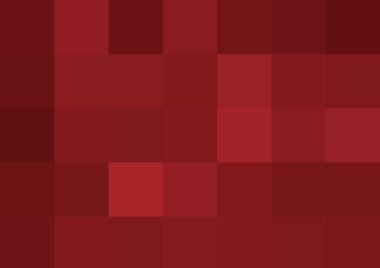 Büyük kırmızı renk kare pikselleri olan soyut dekoratif arkaplan