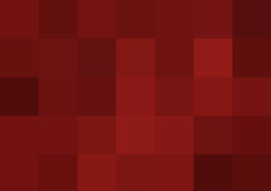 Büyük kırmızı renk kare pikselleri olan soyut dekoratif arkaplan