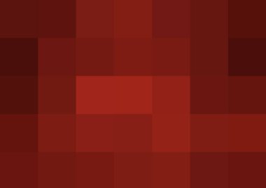 Büyük kırmızı renk kare pikselleri olan soyut dekoratif arkaplan