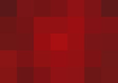 Büyük kırmızı renk kare pikselleri olan soyut dekoratif arkaplan