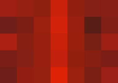 Büyük kırmızı renk kare pikselleri olan soyut dekoratif arkaplan