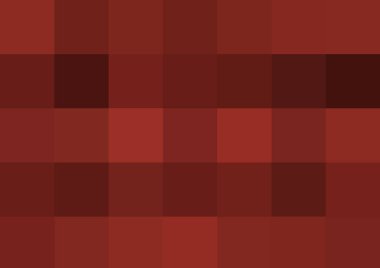 Büyük kırmızı renk kare pikselleri olan soyut dekoratif arkaplan