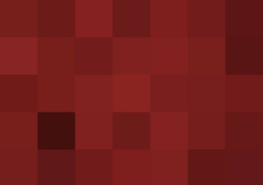 Büyük kırmızı renk kare pikselleri olan soyut dekoratif arkaplan