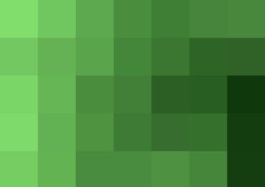 Büyük yeşil renk kare pikselleri olan soyut dekoratif arkaplan