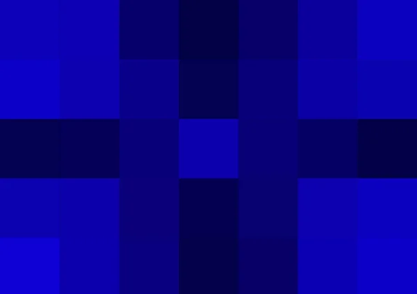 Abstract Decorative Background Big Blue Color Square Pixels — Stock Photo, Image