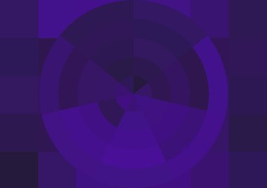 Büyük renk kare pikselleri ve dairesi olan soyut dekoratif arkaplan