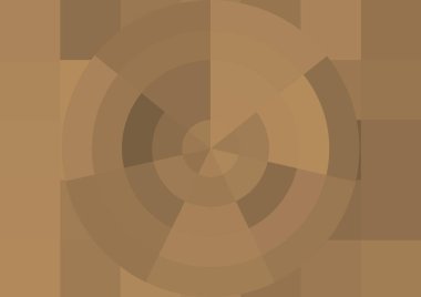 Büyük renk kare pikselleri ve dairesi olan soyut dekoratif arkaplan