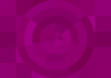 Büyük renk kare pikselleri ve dairesi olan soyut dekoratif arkaplan