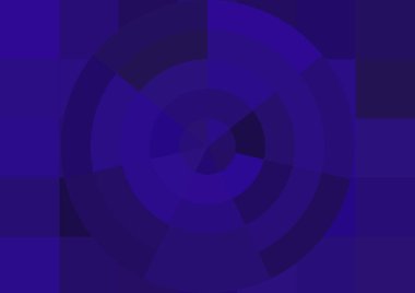 Büyük renk kare pikselleri ve dairesi olan soyut dekoratif arkaplan